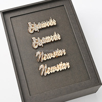 Etiqueta de aleación de zinc y metal plateado con patrón personalizado de fábrica, etiqueta de placa de nombre, bolsa, sombrero, accesorios de ropa, etiqueta de logotipo de etiqueta de Metal