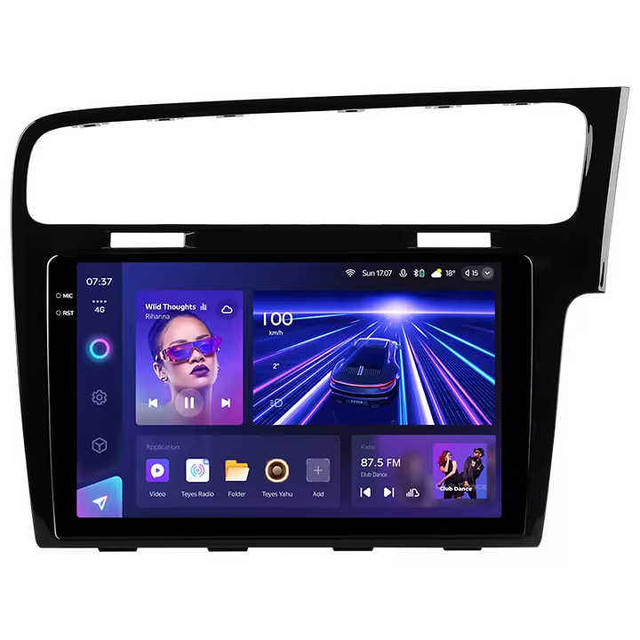 10 Inch Dashboard Android Car Head Unit Canbus GPS Multimedia DVD Navigation System Fit RHD VW Golf 7 2013+ Overseas Wholesale