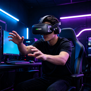 Gafas de Realidad Virtual 3D Todo en Uno 2026 para Juegos y Películas, Auriculares VR con Control Estéreo, Gafas Inteligentes 3D VR - Product Image 5