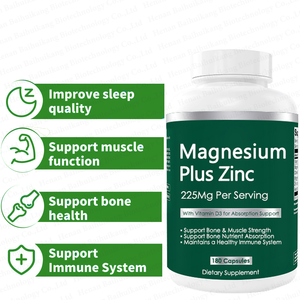 OEM แมกนีเซียมแคปซูลแบบ3-in-1ที่ซับซ้อน225มก. แมกนีเซียมสำหรับรองรับการดูดซึม - Product Image 1