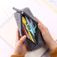 Étui à crayons imperméable, mignon, pliable, moderne, à fleurs, en toile, impression UV, couleur et taille personnalisées, logo personnalisé, pour filles