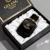 Flacon de parfum de luxe personnalisé le plus vendu, 30 ml, 50 ml, 100 ml, flacons de parfum en verre, flacon de parfum noir irrégulier avec emballage