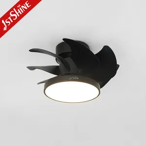 Ventilador de techo decorativo para interiores, dispositivo de ventilación con 7 aspas de plástico, inversor LED, 1 unidad