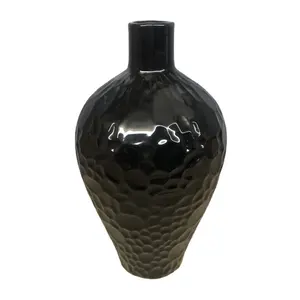 Современные украшения для дома, большие черные напольные вазы