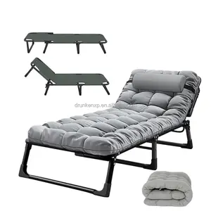 DrunkenXp 업그레이드 된 공간 절약 제조 접이식 캠핑 침대 휴대용 접이식 침대 매트리스