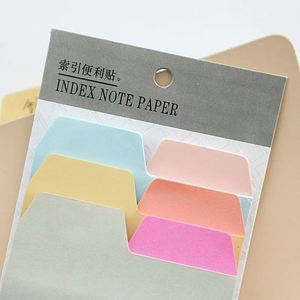 Papel de Notas con Índice de Colores Pastel, Marcadores de Página Autoadhesivos, Notas Adhesivas, Papelería de Oficina y Escolar, Clasificación de Documentos, Recordatorios - Product Image 1