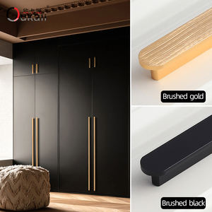 مقبض أوكالي من سبائك الألومنيوم المصقول باللون الذهبي مقاس 96 مم للأثاث، للمقابض والأزرار - Product Image 2