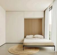 Einzigartige Merkmale Murphy-Bett Mehrschichtiges Massivholz-Wandbett Maßgefertigtes Sofabett mit Schreibtisch Schlafzimmermöbel