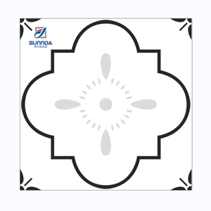 Moderno bel pavimento di fiori figure geometriche disegni <span class=keywords><strong>piastrelle</strong></span> di porcellana rustica superficie opaca antiscivolo bagno cucina 30x30 - Product Image 1