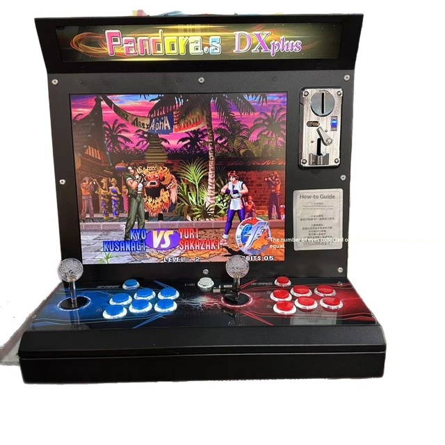 OEM 17-Inch WIFI Retro Arcade Box Bartop Video Game Machine 26800-in-1 Street Fighter English/Spanish Language Joystick Control