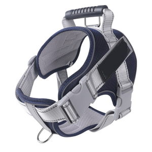 Rompi taktis nyaman bersirkulasi untuk anjing peliharaan, <span class=keywords><strong>5</strong></span> warna poliester genggam, <span class=keywords><strong>Harness</strong></span> latihan keselamatan dada belakang - Product Image 6