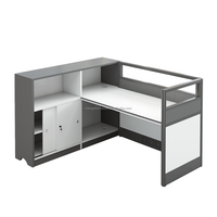 Installation de cloisons de bureau professionnelles avec solutions de bureaux modulaires et de tables de travail pour les écoles, postes de travail en cubicle