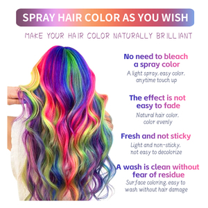 KINGYES Style Bright Purple Temporary Instant Pop <strong>Hair</strong> Color <strong>Spray</strong> in <strong>Hair</strong> Styling Products <strong>Glitter</strong> <strong>Hair</strong> Dye Color - Product Image 4