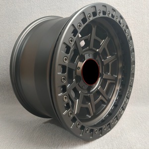 Rines Todoterreno Negros 17x9 6x139.7, Rines de Aleación Todoterreno para Ford Silverado, Dodge Ram, Defender, Jeep - Product Image 1