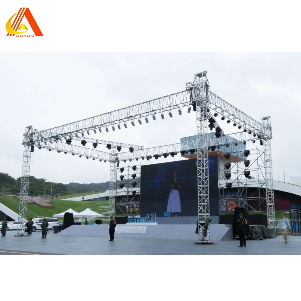 Aluminum Truss Frame DJ Lighting Stage Platform Concert Events Display Truss System