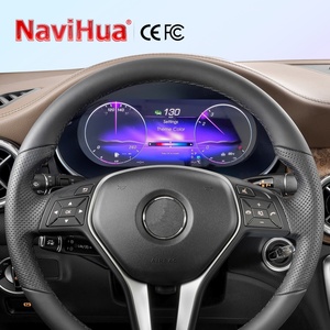 Navihua Nouveau design de tableau de bord numérique, compteur de vitesse automatique, écran LCD de voiture, système Linux avec Carplay pour Benz a CLA GLA 2013-2019 - Product Image 2