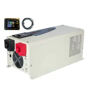 12vdc 24vdc 48vdc 110vac 220vac 50/60hz dc إلى ac العاكس 1kw 2kw 3kw 4kw 5kw 6kw العاكس شاحن مع محول حلقية