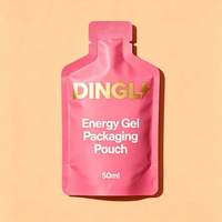 Sachets de gel énergétique liquide en vrac pratiques pour la vente en gros, format standard 30ml 60ml, pochettes stick pour la production en masse en usine de gels