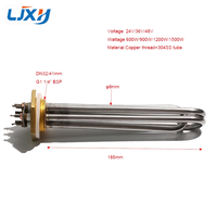 LJXH Chauffage à immersion DC TEN Résistance 24V 36V 48V G1 1/4 "DN32 41MM Filetage Elément chauffant pour l'eau domestique 600W 900W 1.2KW 1.5KW