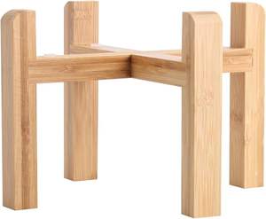 Pabrik tinggi mangkuk keramik berdiri untuk sedang besar jenis makanan anjing makanan air makanan hewan peliharaan berat mangkuk pemegang - Product Image 1