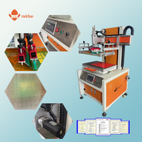 Nueva Máquina de Serigrafía Plana Semiautomática de Alta Precisión Meichao 4060 de Escritorio, Impresora de Etiquetas de 1200 Piezas/h para Bolsas de PE y Papel