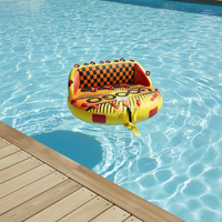 Bouée gonflable de ski nautique en PVC robuste pour usage commercial, équipement de jeu aquatique pour lac et mer