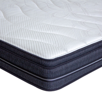 Matelas hybride personnalisable en latex et ressorts ensachés à haut maintien pour appartement contemporain - Fermeté moyenne, Série Sleep Flower Star Language