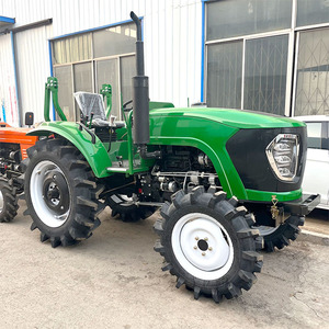 Tracteur agricole multifonctionnel 4x4 certifié CE, diesel, 50HP, 70HP, 90HP, 100HP, 120HP, machine agricole compacte à roues miniatures - Product Image 1