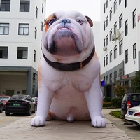 Fabricant fournit une énorme publicité de haute qualité 6m mascotte gonflable personnalisée de dessin animé de chien
