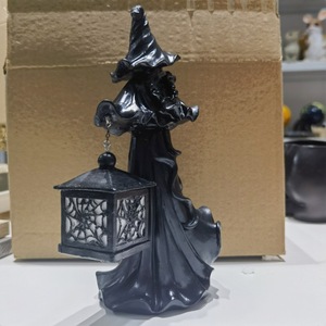 Witt New Halloween Lanterne en résine avec <span class=keywords><strong>bougeoir</strong></span> pour les décorations avec Hell Messenger Premium Resin Crafts Ornament - Product Image 6