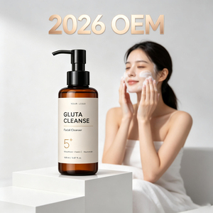 Nettoyant visage OEM GLUTACLEANSE, nettoyage quotidien doux, élimine en profondeur les impuretés de la peau, formule antioxydante, garde la peau douce et rafraîchie. - Product Image 6