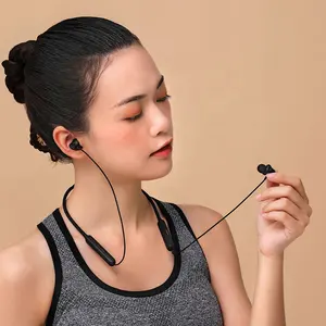 Bluetoothヘッドフォン磁気ネックバンドワイヤレススポーツイヤホンiphoneサムスンスマートフォン