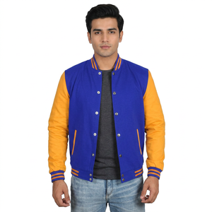 100% LeatherWool made Varsity <b>Jackets</b> for Man's Breathable Quick Dry Varsity <b>Jackets</b> for Sale at <b>Cheap</b> price <b>Winter</b> <b>Jacket</b> - Product Image 1