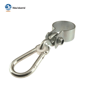 <span class=keywords><strong>Crochet</strong></span> pivotant à col rond avec mousqueton en acier au carbone et acier inoxydable pour une flexibilité rotative et une connexion rapide et sécurisée - Product Image 2