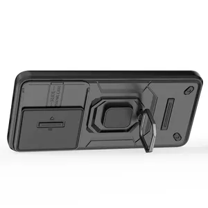 Coque de téléphone avec protection d'objectif coulissante Ring Armor pour Redmi K60 Supreme Edition 5G - Product Image 1