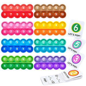 ของเล่นเสริมพัฒนาการทางคณิตศาสตร์ Joycat Ten Frame Math Manipulatives Pop Board สำหรับเด็ก ฝึกนับ<span class=keywords><strong>เลข</strong></span> บวก <span class=keywords><strong>ลบ</strong></span> เรียนรู้ ฝึกทักษะ - Product Image 1
