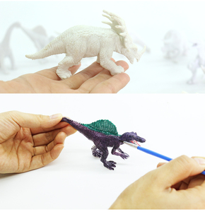 Unpainted <strong>Dinosaur</strong> Model Gift Diy <strong>Painting</strong> STEM Educational Toy for Kids - Product Image 5
