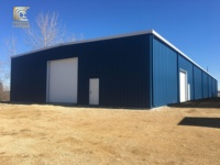 Almacén Industrial Prefabricado de Estructura de Acero, Gran Edificio Metálico Personalizado, Nave de Construcción con Estructura Duradera para Taller