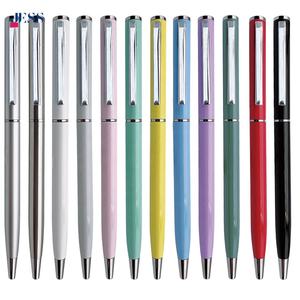 Offre Spéciale d'usine Logo personnalisé hôtel stylo à bille en métal nouveauté corps torsion Promotion cadeau stylo à bas prix - Product Image 2