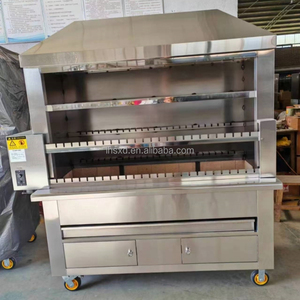 Máquina Brasileña Automática Giratoria para Asar a la Parrilla con Carbón/Estufa <span class=keywords><strong>de</strong></span> Gas LGP para Shawarma/Asador Eléctrico para Doner Kebab - Product Image 2