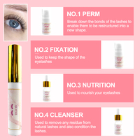 Kit de levantamiento de pestañas Abonnie, producto profesional, juego de pegamento, permanente, bálsamo profesional para levantar pestañas, Kit de permanente con Perfume Sme