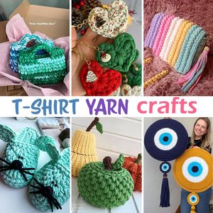Vente en gros directe : Bandes de tissu en fil de t-shirt 200g à haute élasticité, motif teint, pour tricot DIY, tapis, sacs et pantoufles au crochet faites à la main - Product Image 5