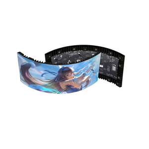 Pantalla LED Flexible Ultrafina para Interiores, Módulo Flexible P1.8 P2 P2.5 P3 P4, Cilindro Curvo, para Uso en Columnas - Product Image 4