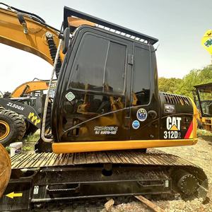 รถขุด 12 ตัน น้ำหนักใช้งานจริง อุปกรณ์ก่อสร้างงานหนัก CAT 312D2 บุ้งกี๋ขุดขนาด 0.18 ลูกบาศก์เมตร แบบตีนตะขาบ - Product Image 4