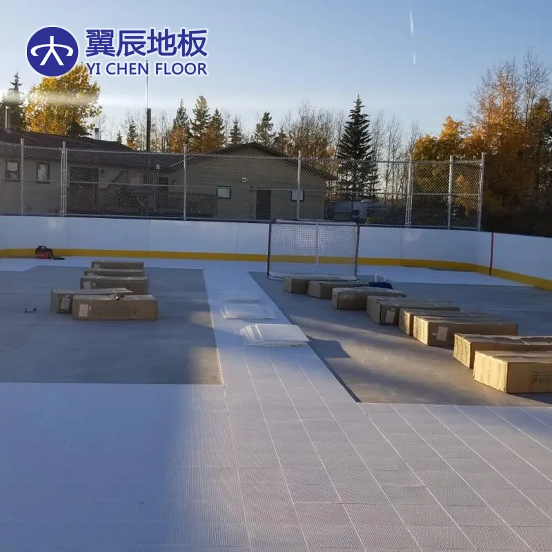 Modular PP Interlock con lăn trượt băng thể thao lĩnh vực sàn ngoài trời Inline nhựa Hockey gạch thể thao sàn
