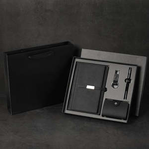 Scatola <span class=keywords><strong>regalo</strong></span> stampata Set portachiavi per Notebook in pelle sintetica per affari - Product Image 4