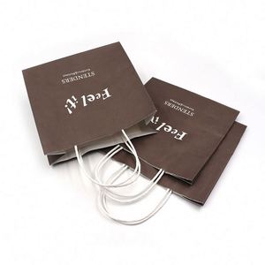 Sacs de courses personnalisés avec poignées torsadées, en liquidation, fournisseur chinois - Product Image 3