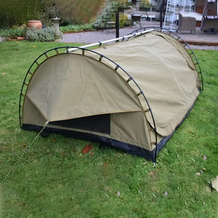 Waterdichte Canvas Swag Reizen Dubbele Camping Swag Tent