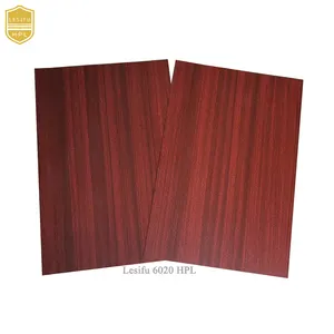 Lesifu 06mm hpl board legno scuro laminato impermeabile decorare carta hpl