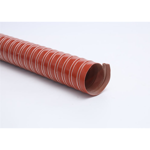 Conducto flexible aislado de PVC telescópico rojo resistente a altas temperaturas con diseño gráfico - Product Image 3